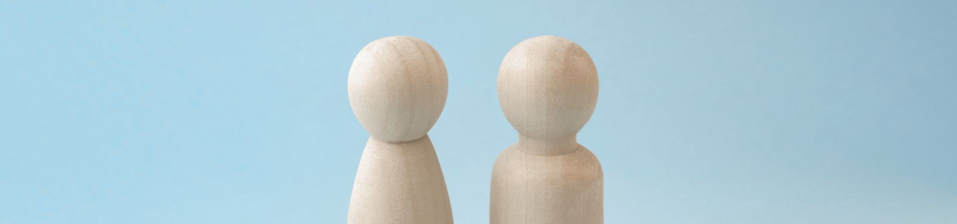 Two wooden figures