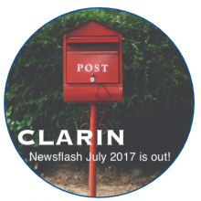 CLARIN Newsflash July 2017